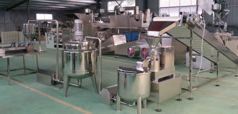 Peanut butter production line was ordered by customer from Malaysia 