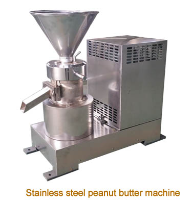 Stainless steel peanut butter grinder machine