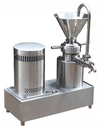 Stainless steel peanut butter machine with circulating pipe