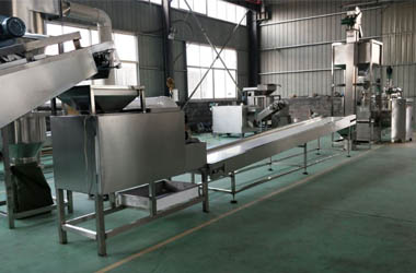 Peanut butter production line was ordered by customer from Algerian