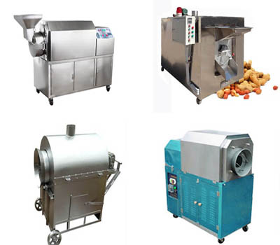 The working principle of the peanut roasting machine adopts