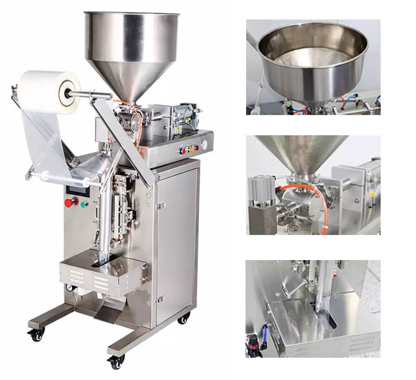 Selection principle of peanut butter filling machine