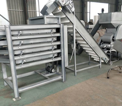 French Customer Purchased Peanut Peeling Production Line