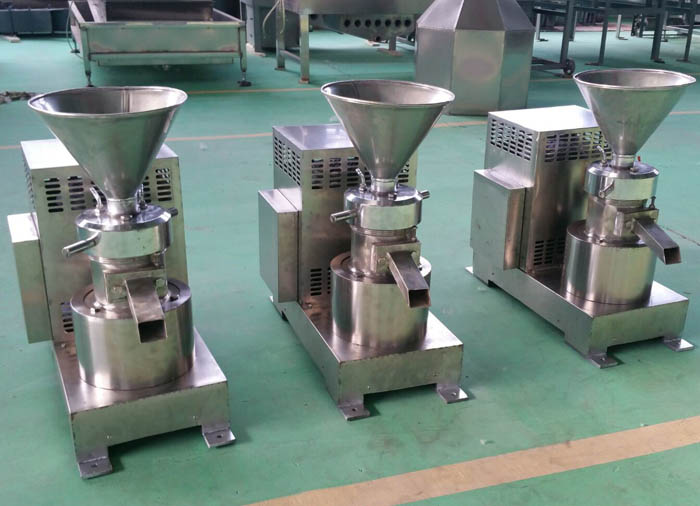 Dubai customer ordered peanut butter production equipment